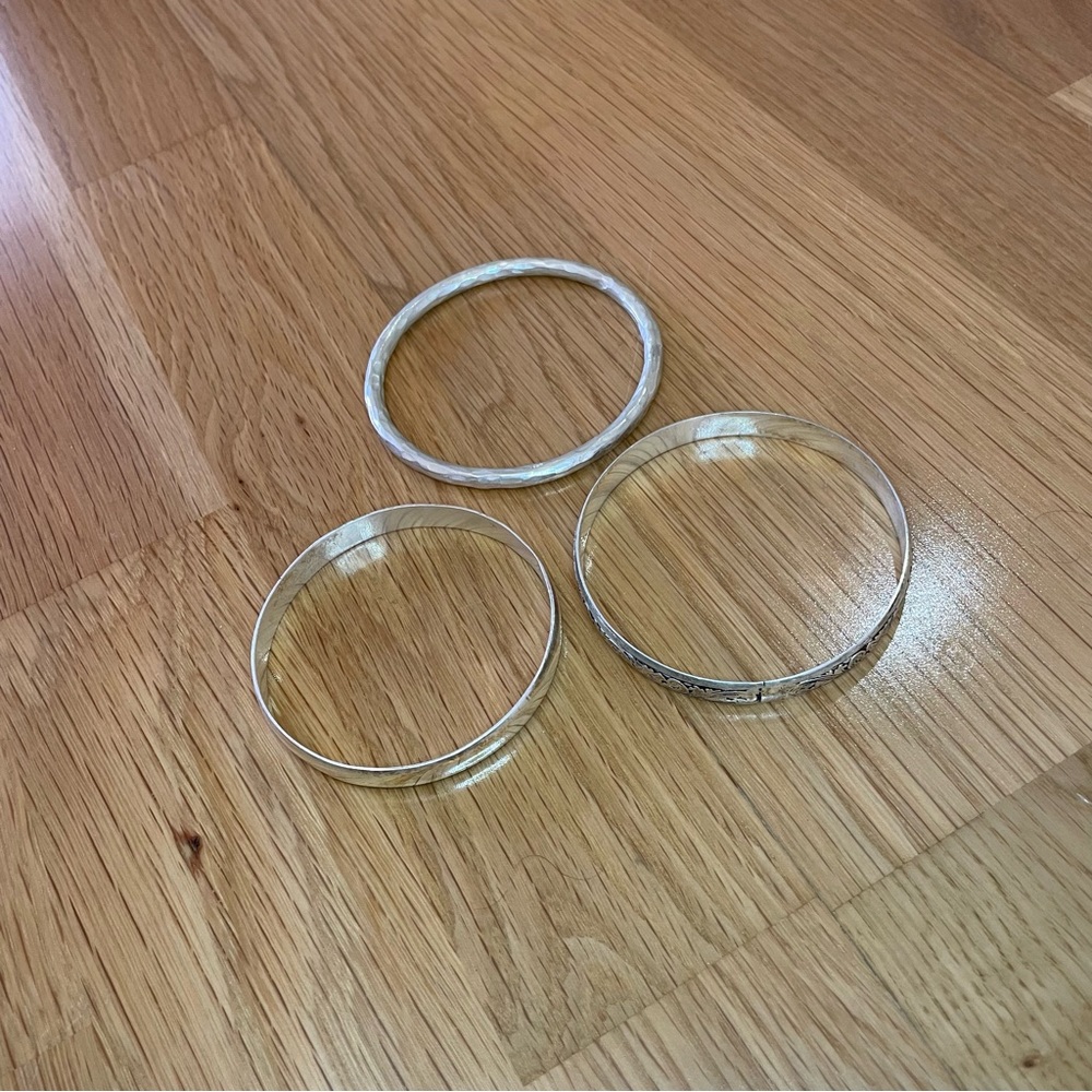 Real silver bangles - Picture 5 of 6